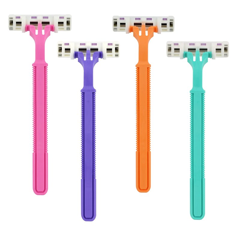 Disposable Women's Razors Pack - 2 Blade, Lubricating Strip, Easy Grip Handle