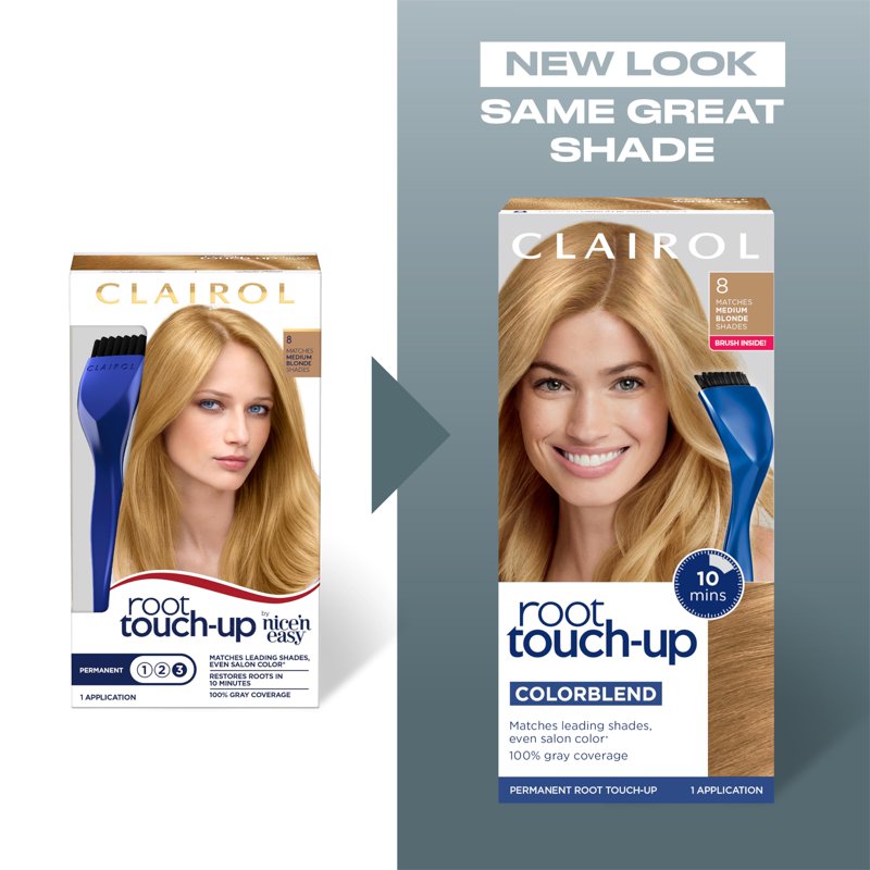 Root Touch-Up Hair Dye Kit - Long-Lasting Color for Gray Coverage