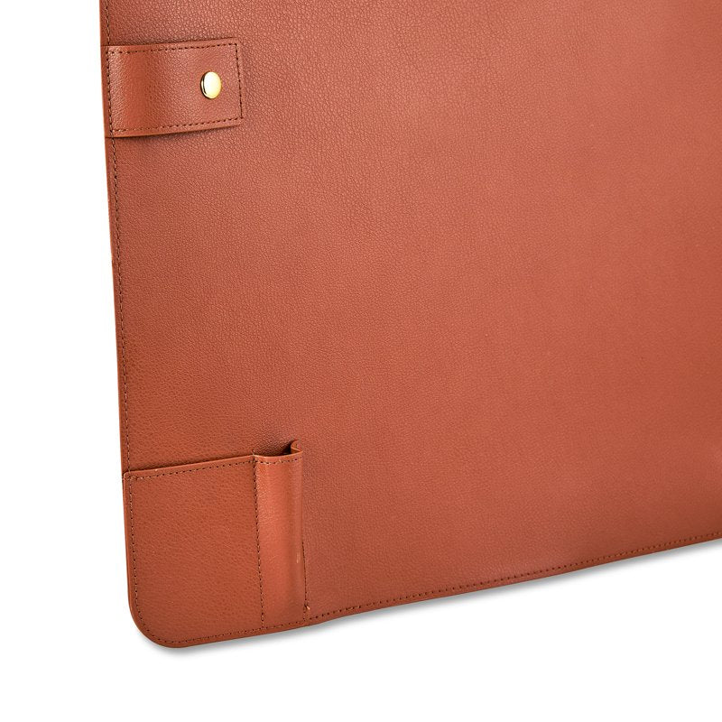 Simulated Leather Desk Mat 25.86 x 14.96 Inch Office Writing & Mouse Pad