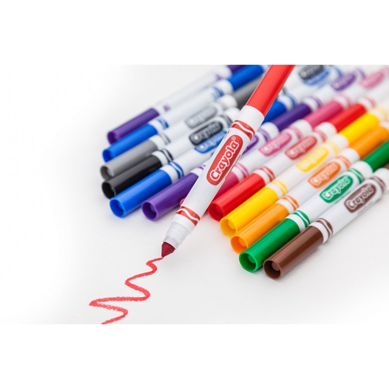 Kids Art Markers Set - Crayola Broad Line Markers in Multiple Pack Sizes