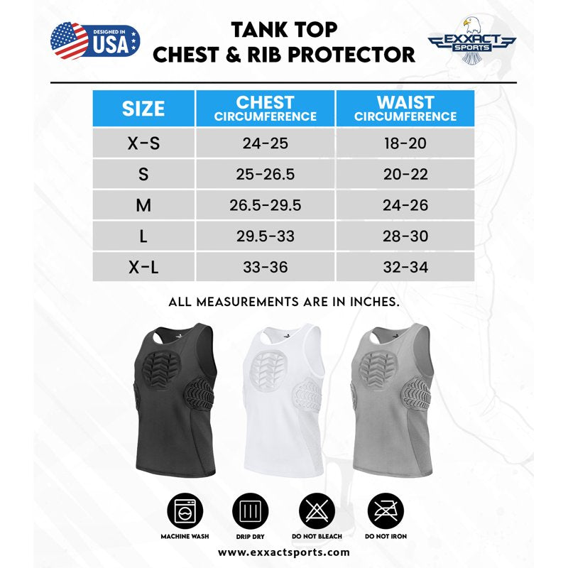 Youth Baseball Chest Protector with Impact-Dispersing Padding & Breathable Mesh