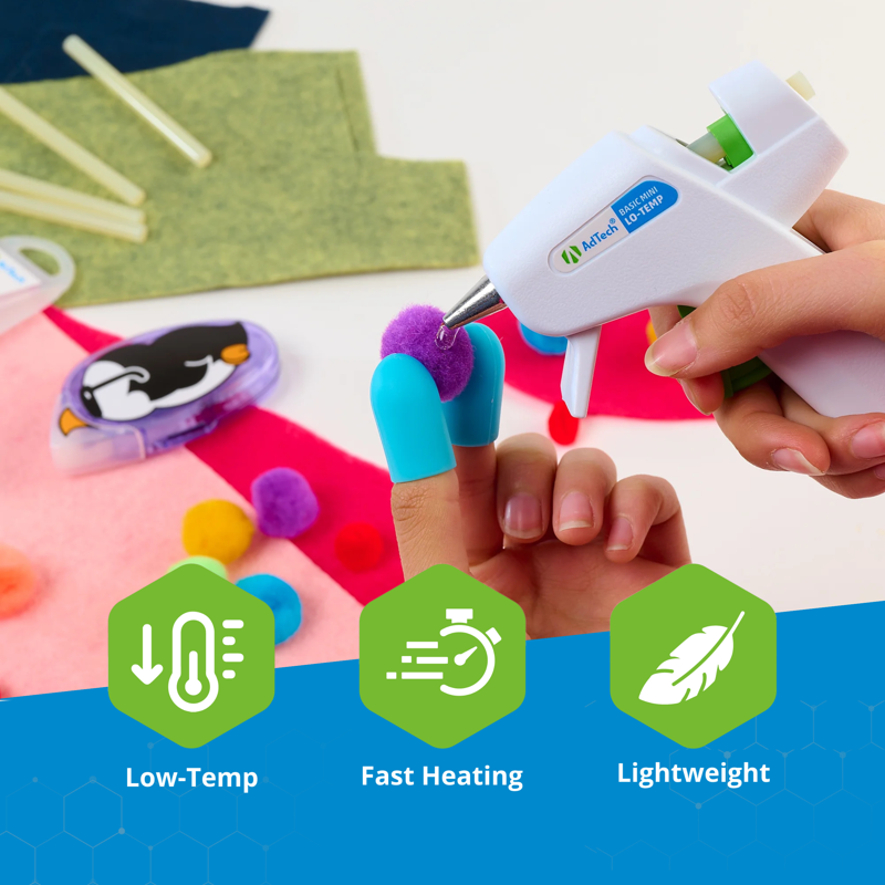 Mini Glue Gun Low Temperature Crafting Tool - 3 Pack