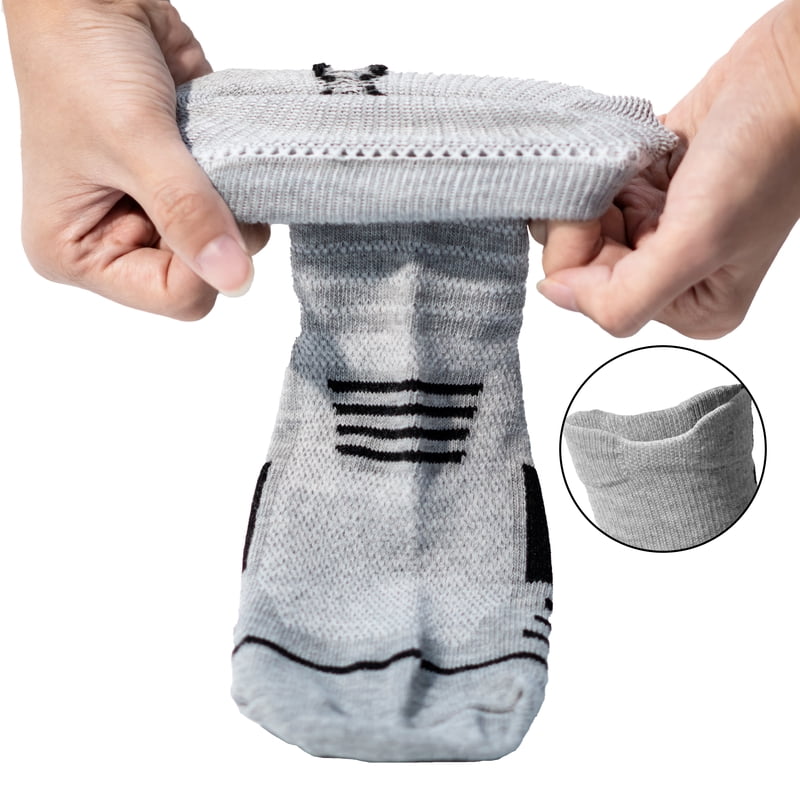 Men's Athletic Crew Socks 12 Pairs Breathable Sports Socks for Outdoor Activities