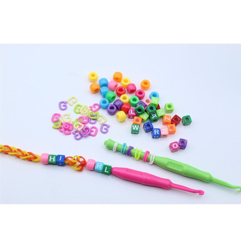 Friendship Bracelet Craft Kit with 2,300 Bands & Charms for Kids