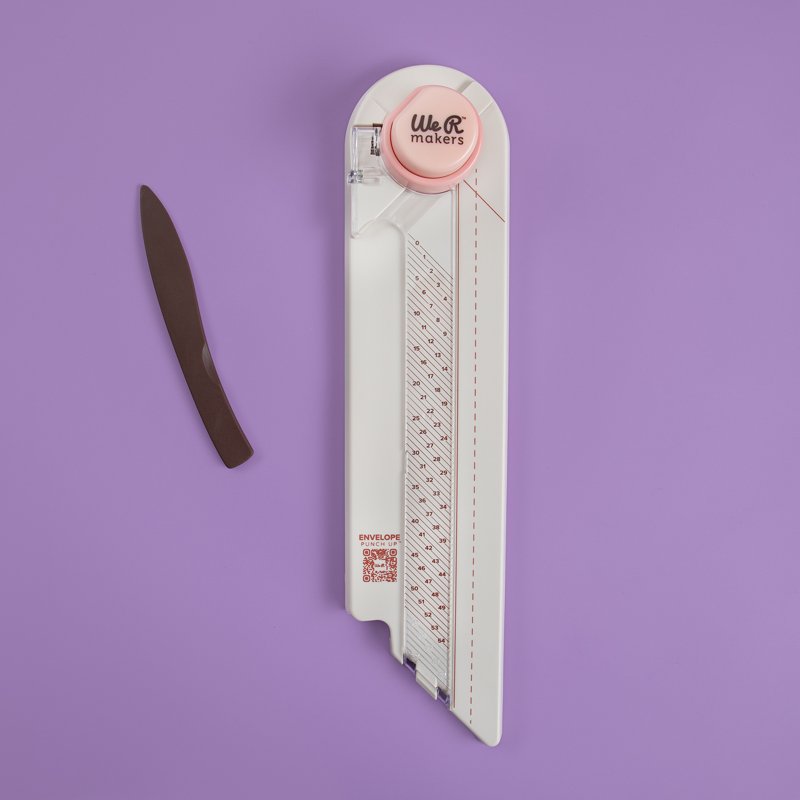 We R Memory Keepers Envelope Punch Board - Compact Crafting Tool with Scoring & Corner Punch