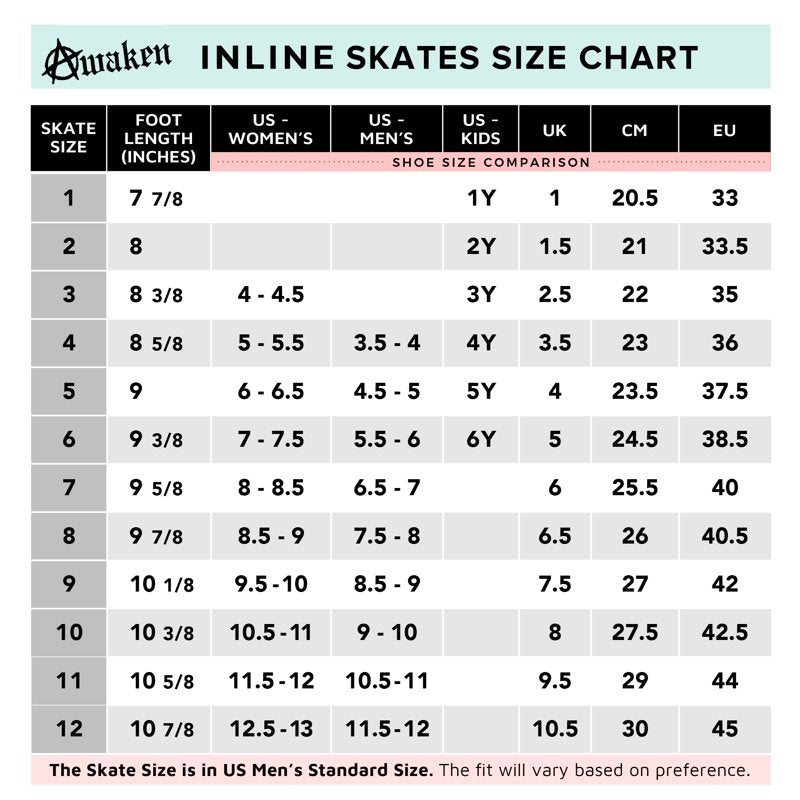 Inline Skates for All Levels - 80mm Wheels, Breathable Boot, No Brakes