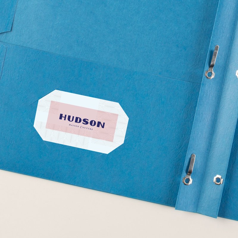 Blue Two Pocket Folders with 3 Prong Fasteners - Pack of 25