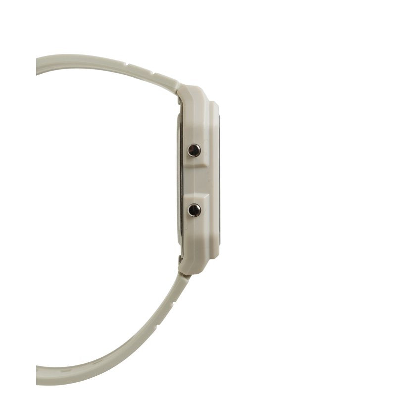 Unisex Ivory Digital & Analog Watch with LED Backlight and Multi-Function Features