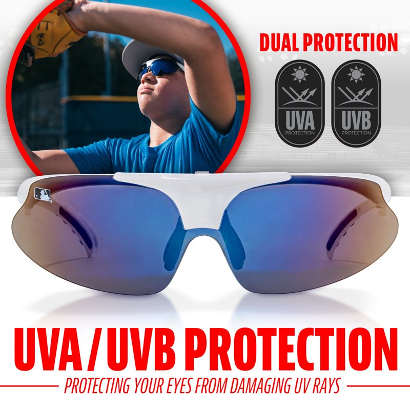 Kids and Adults Baseball Sunglasses with Flip Up UV Protection