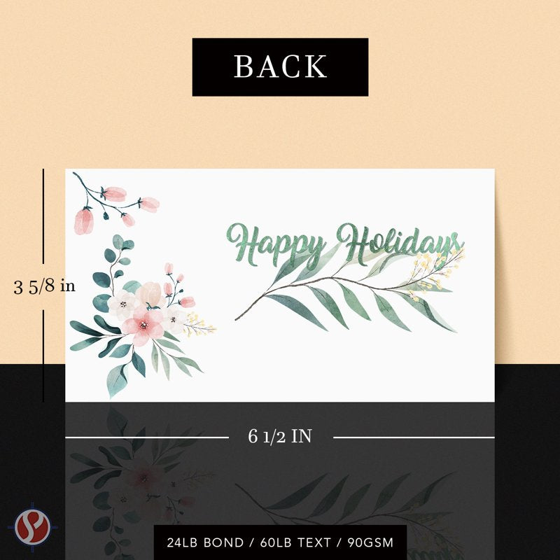Holiday Money Envelope with Blank Cards - Festive Christmas Gift Holder