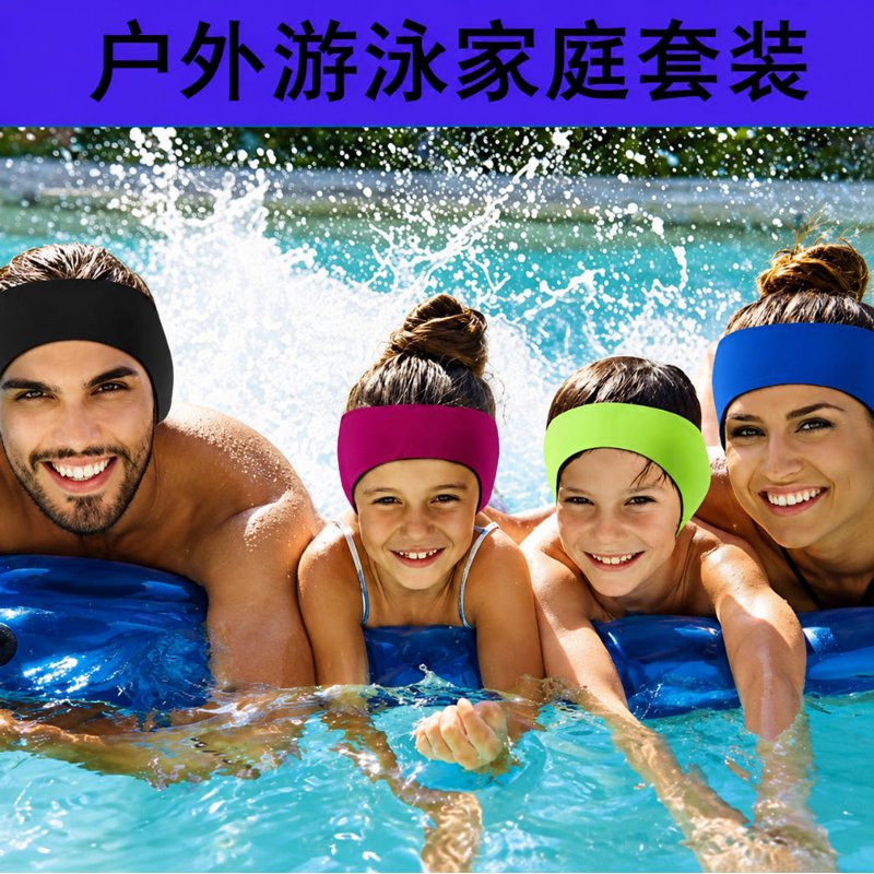 Waterproof Ear Protection Headband for Swimming & Water Sports - Reusable & Adjustable