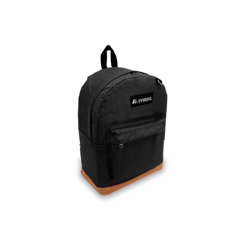 17-Inch Suede Bottom Backpack for School, Work, Travel - Unisex