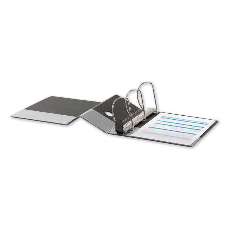 Deluxe 5-Inch Capacity View Binder with D-Rings - Black, 3 Pack