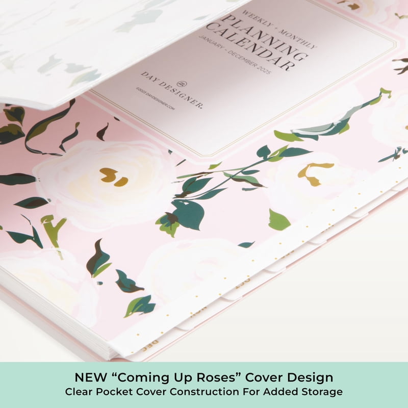 2026 Weekly and Monthly Planner Calendar with Pocket Cover - Blue Sky