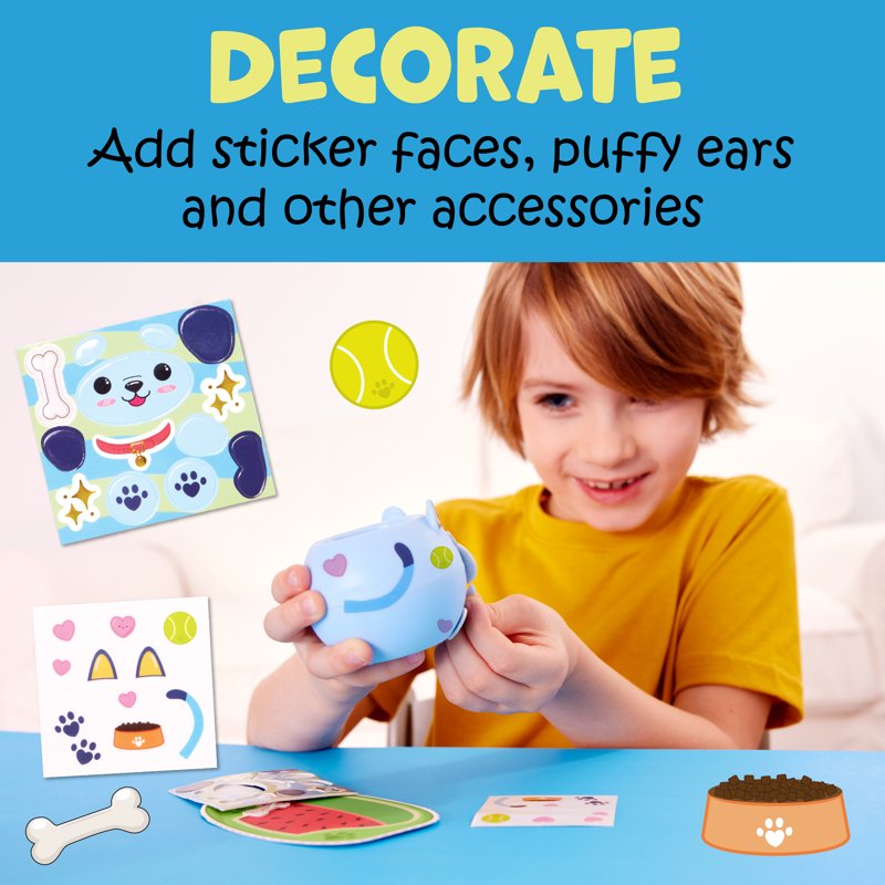 Kids Plant-A-Pet Puppy Gardening & Craft Kit - DIY Arts & Crafts for Kids 6+
