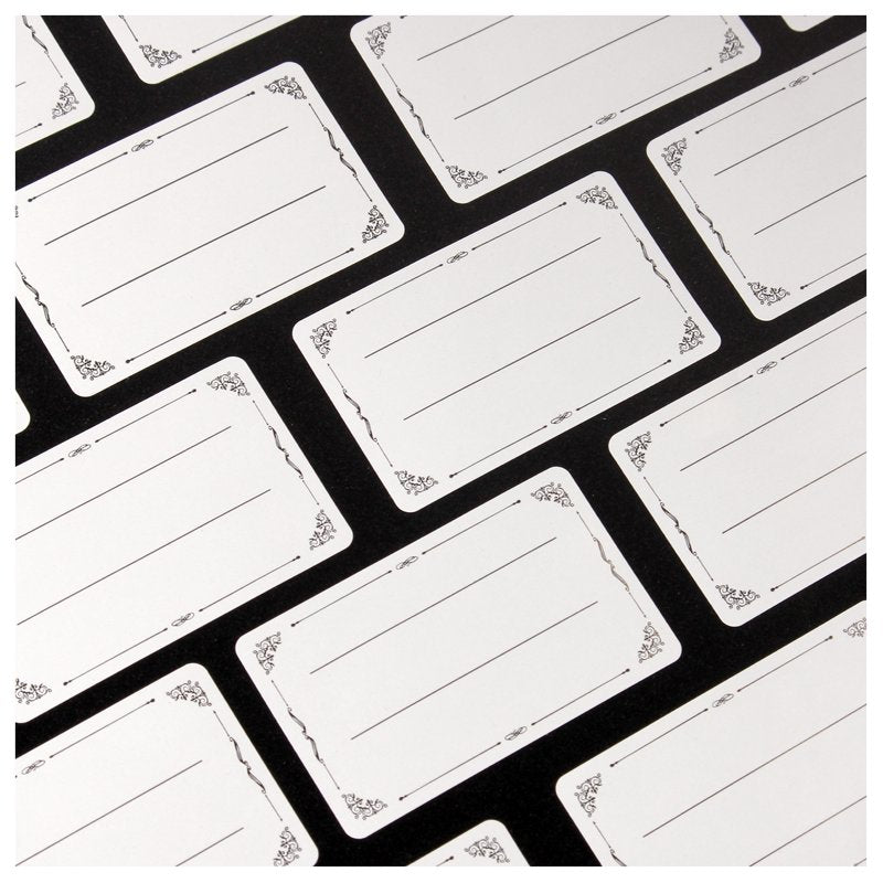 Waterproof Food Labels - Removable Stickers for Jams, Containers, Freezer, 1200 pcs