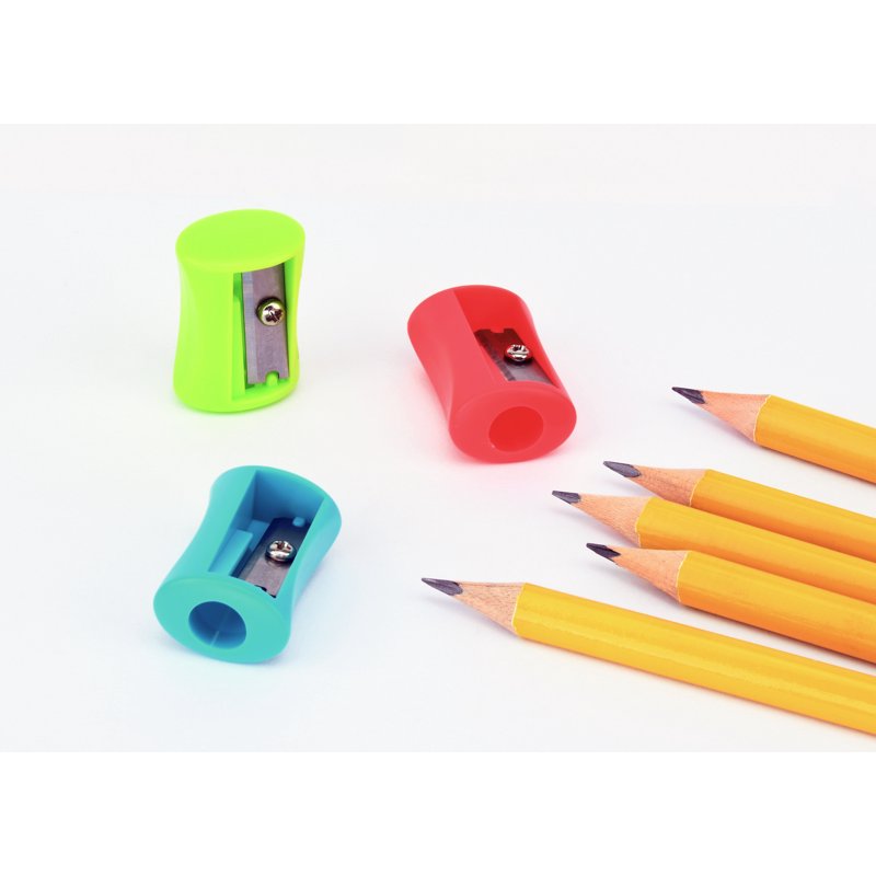 Maped Vivo Compact 1-Hole Graphite & Colored Pencil Sharpeners - 75 Pack