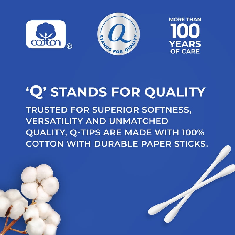 Cotton Swabs First Aid & Hygiene Travel Pack - 30 Count, 4 Pack