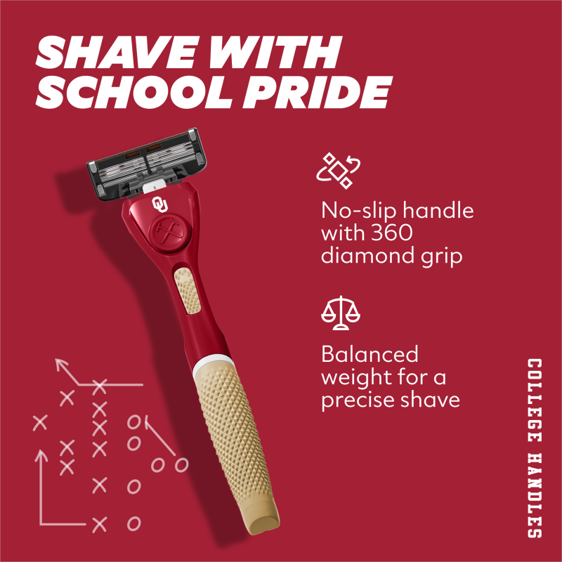 6-Blade Razor Starter Set with Limited-Edition Handle - Shaving Kit for Men