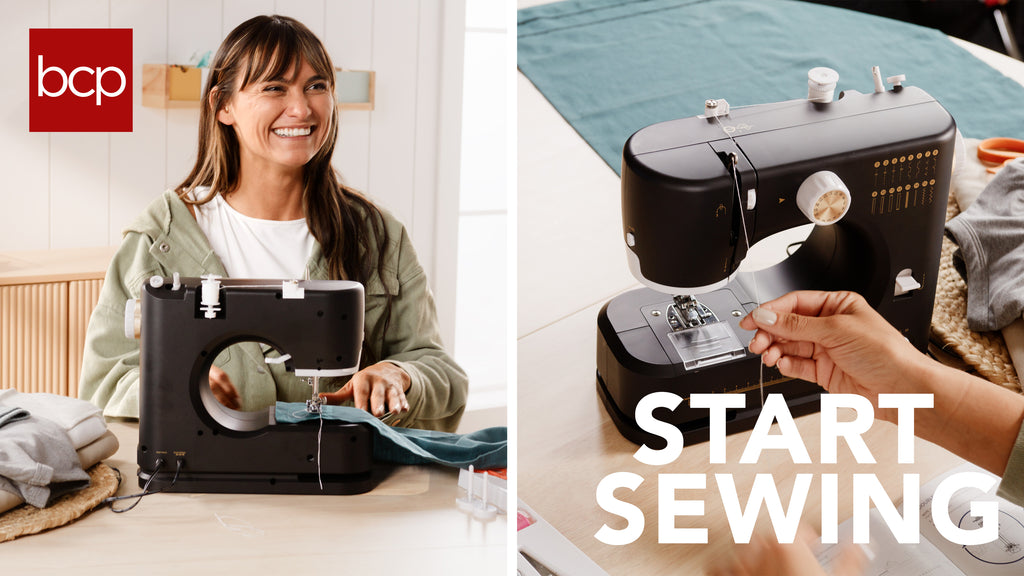 Beginner Sewing Machine Kit with 16 Stitch Patterns and Accessories