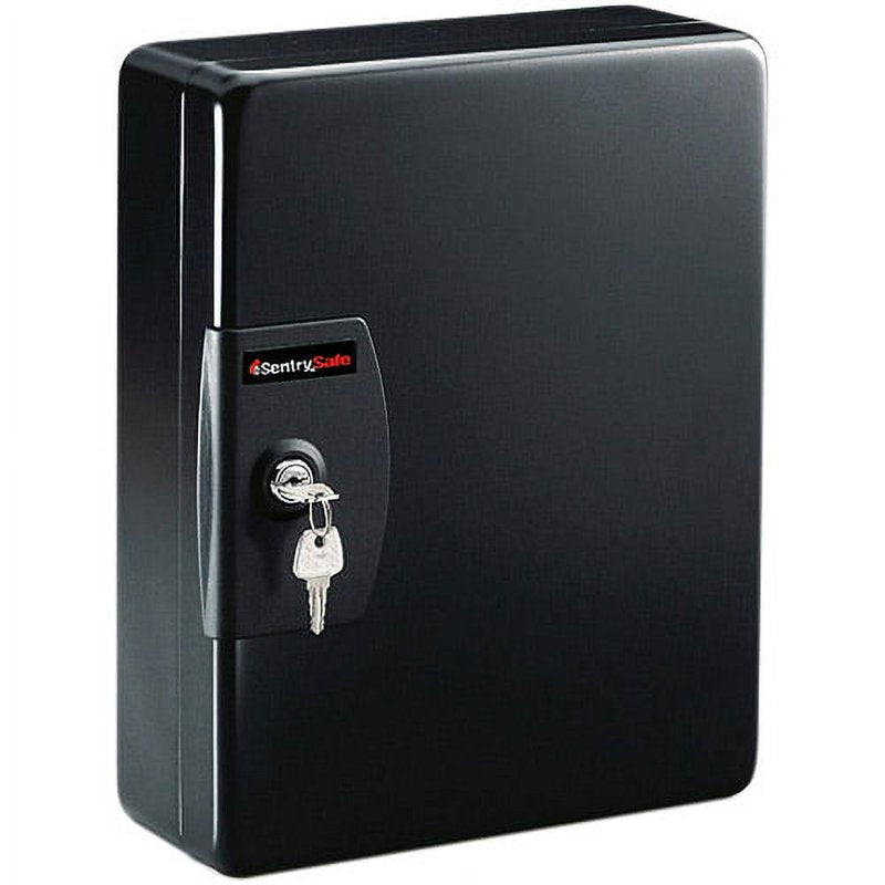 Key Cabinet with 25 Key Hooks and Secure Locking - Organization & Security Safe