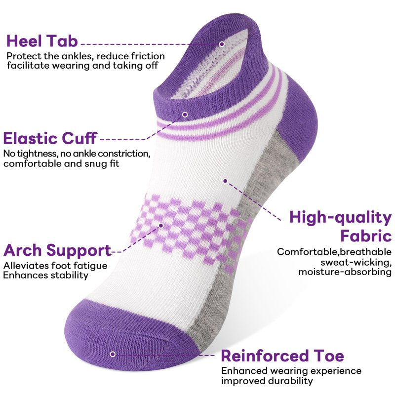 ELUTONG Kids Socks 12 Pairs Ankle Athletic Low Cut 1-14 Years Variation: Multicolor-c, 03