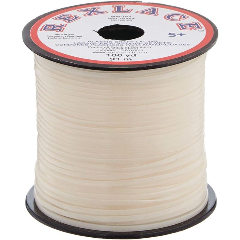 Glow-in-the-Dark Plastic Lacing Assortment Pack - 12 Spools, 100 Feet Each for Jewelry & Crafts