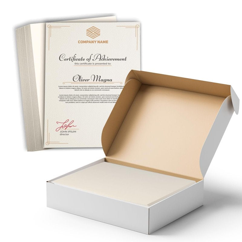 Cream Colored Cardstock Paper 8.5x11 Heavyweight 50 Sheets - Thick Art & Craft Paper for Printing & DIY Projects