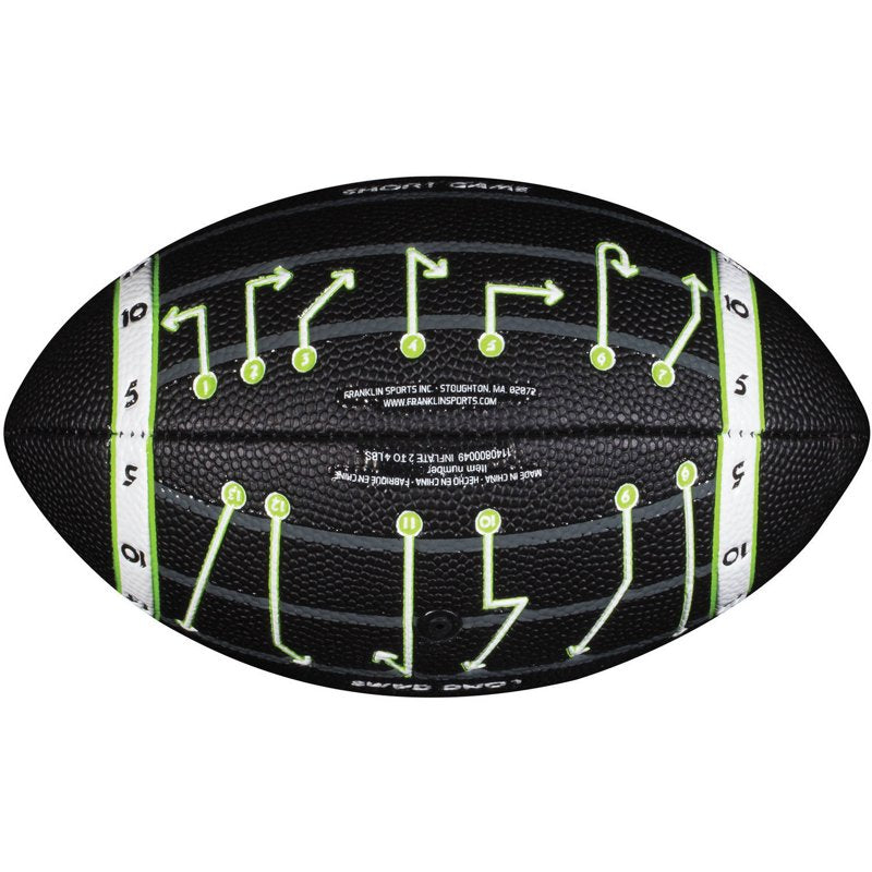 Kids Mini Football with Foam Cover & Grip Laces - Playbook & Pump Included