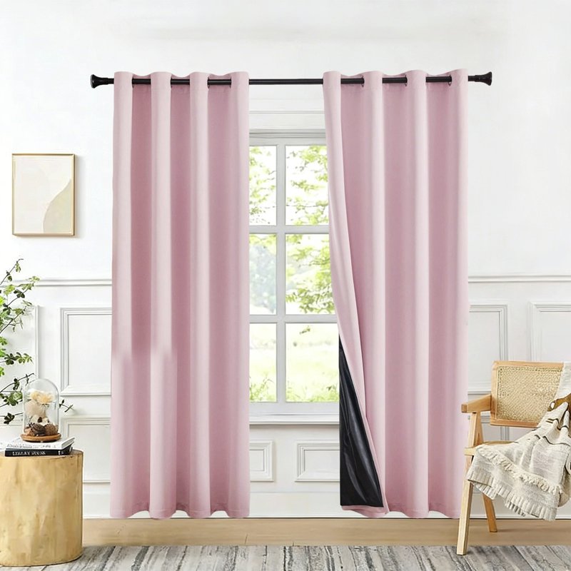 Blackout Curtains for Living Room Privacy Noise Reduction Heat Insulation