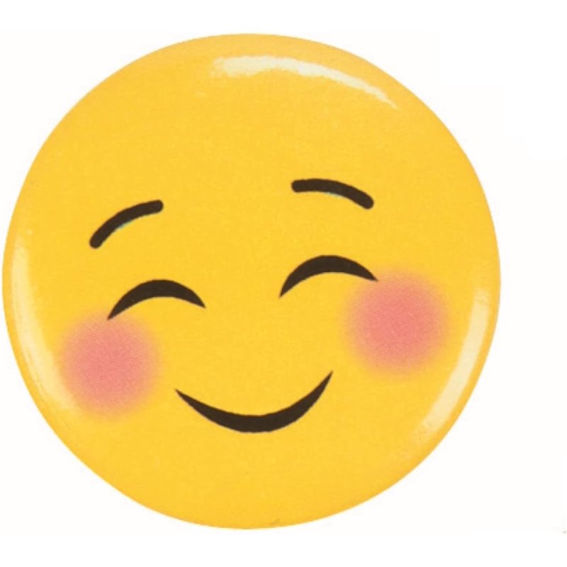 Emoji Button Pins - Party Favors, 48 Pieces, Metal, 1 Inch