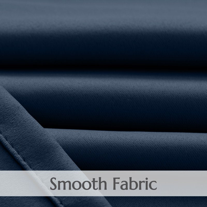 Blackout Curtain Panels for Bedroom Living Room Dining Room - Solid Grommet or Rod Pocket Styles