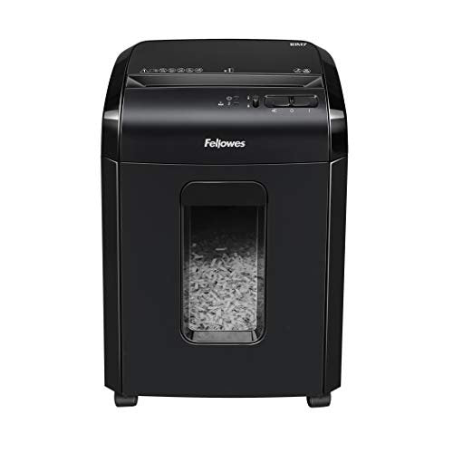 Deskside Micro-Cut Paper Shredder 10-Sheet Security Level P-4 with Waste Bin