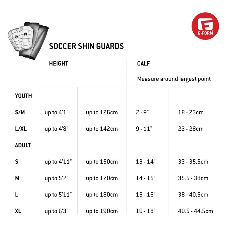 G-Form Pro-S Vento Adult Large Shin Guard - White (Variation: Adult Large, White)