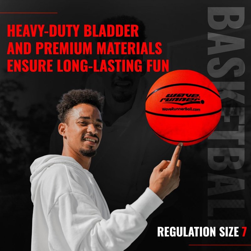 Light Up LED Basketball Glow in Dark Outdoor Sports Toy for Kids