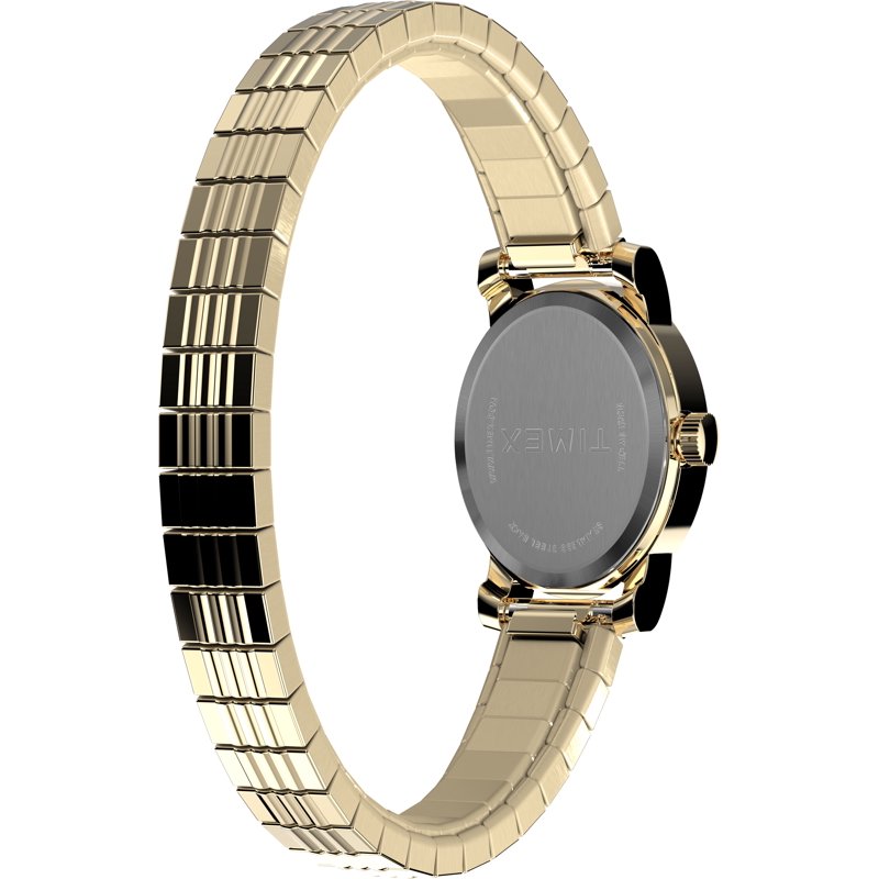 Women’s Gold-Tone Mother of Pearl Dial Watch with 18mm Expansion Band