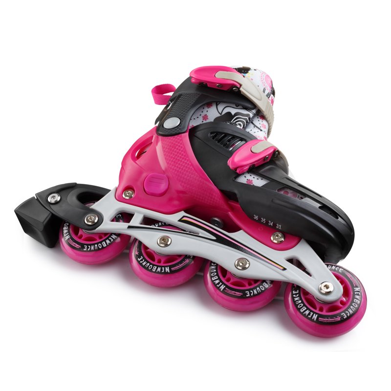 Adjustable Kids Inline Skates - Premium Roller Blades for Children, Pink