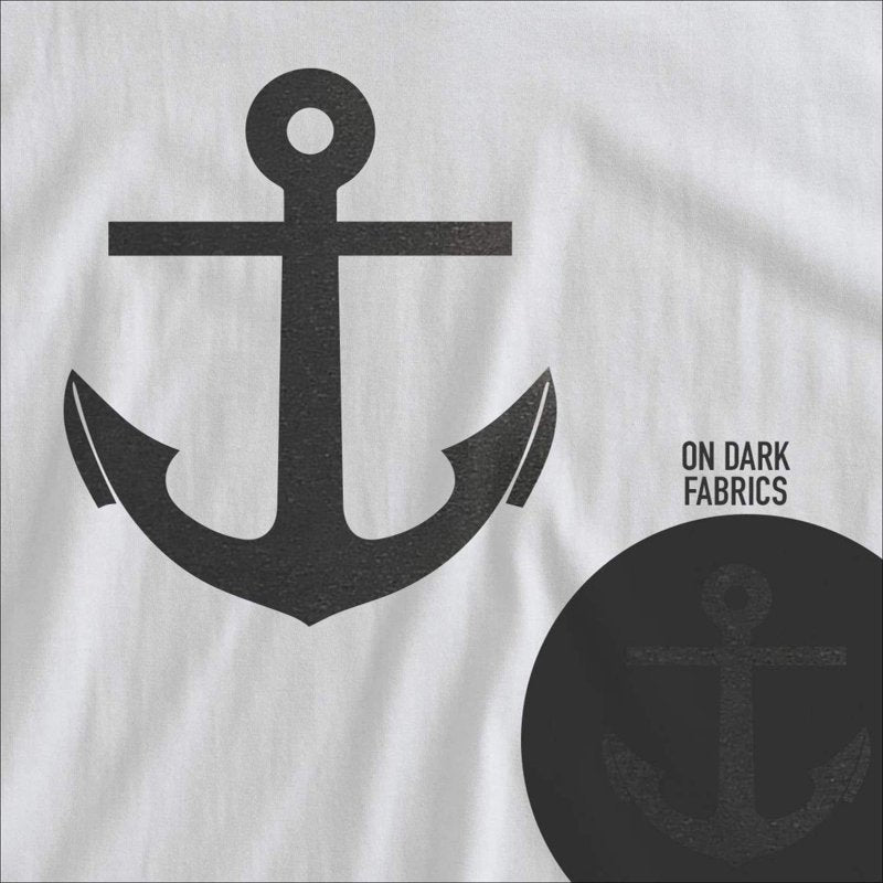 Black Heat Transfer Vinyl Roll 12" x 10 Feet for T-Shirts & Fabric Personalization