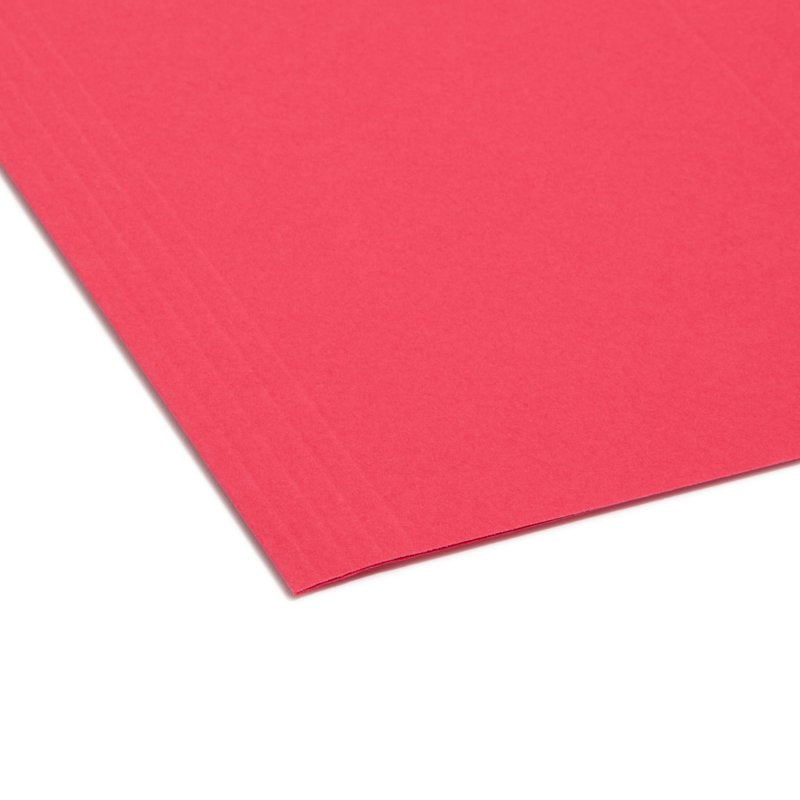 Color Hanging File Folders Set of 25 - Brights, Letter Size, Durable Office Organization