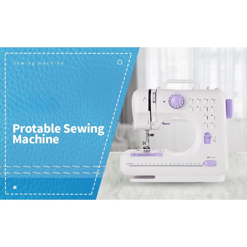 Mini Portable Electric Sewing Machine with 12 Stitches & Complete Kit