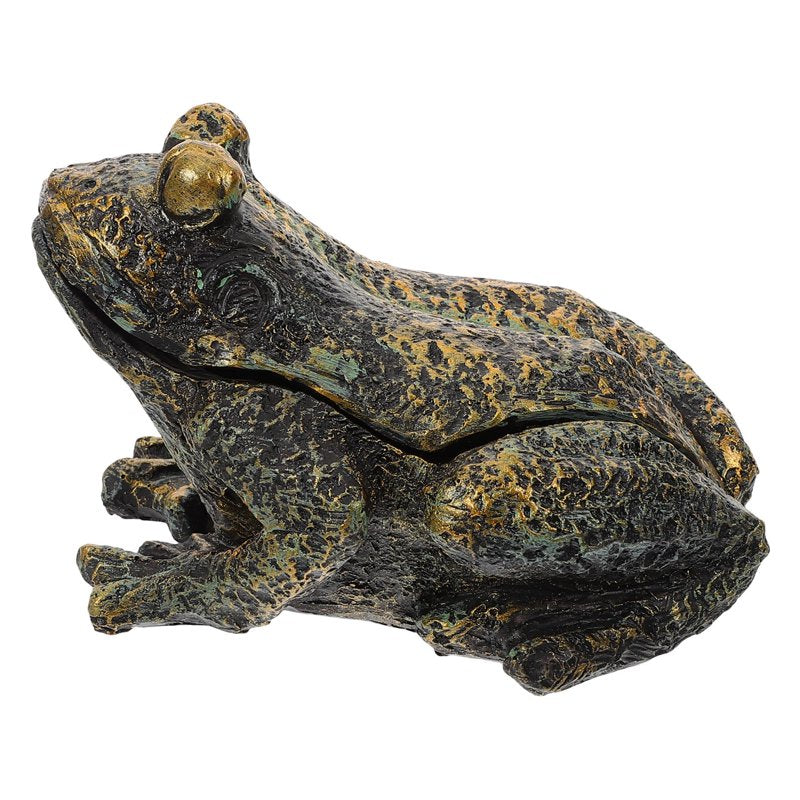 Garden Key Hider Box Frog Design Weatherproof Resin Outdoor Safe