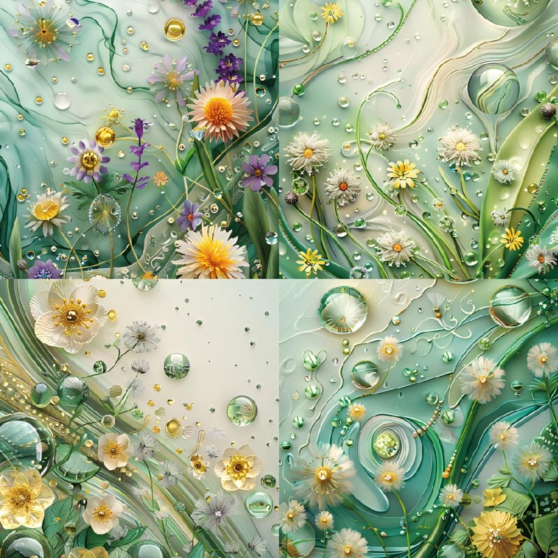 Floral Pattern Scrapbook Paper Pack - 48 Sheets 6x6 Inch DIY Craft Supplies