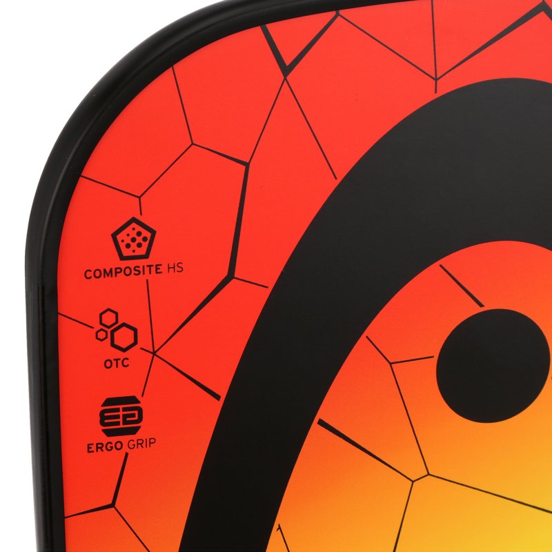 HEAD Spark Elite Pickleball Paddle - Fiberglass Surface, 8.1 oz, Red/Yellow/Black Variation