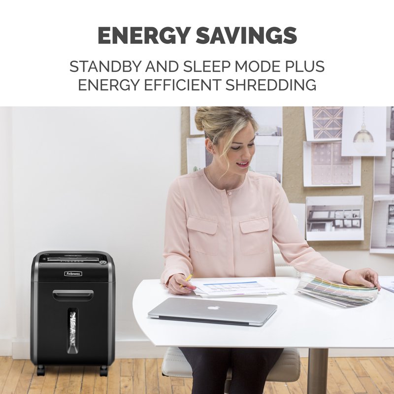 Jam-Proof Cross-Cut Paper Shredder 16-Sheet Capacity with Safety & Quiet Features