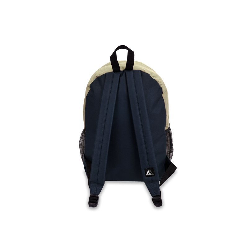 Unisex School Backpack with Front & Side Pockets, 17x5x11 Inches