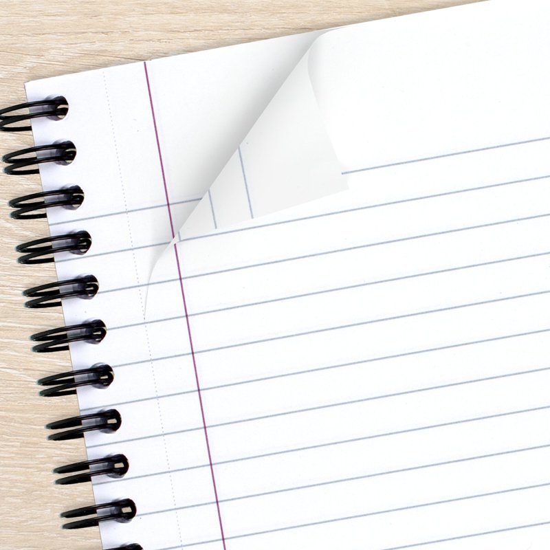 Legal Ruled Business Notebook - Wirebound, 80 Sheets, 6.34 x 9.12 Inches