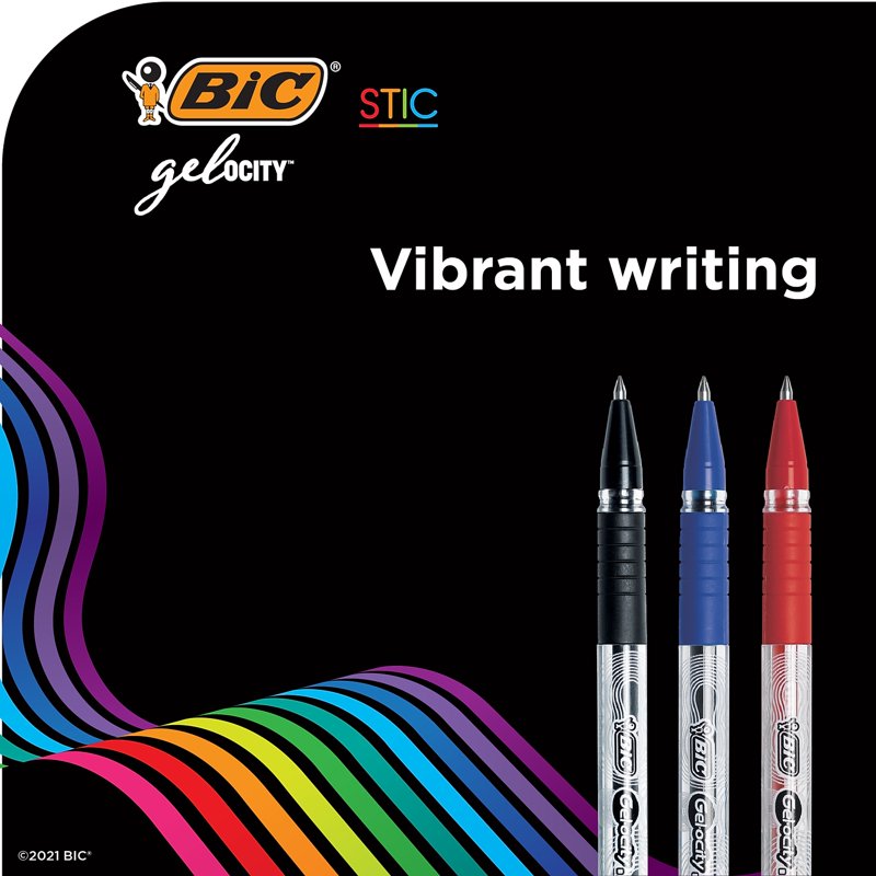Gel Pen Set - 14 Assorted Medium Point Gel Pens for Writing and Doodling