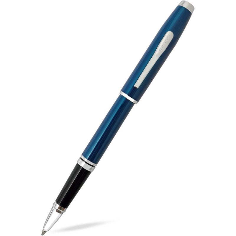 Cross Coventry Blue Lacquer Rollerball Pen - Elegant Writing Instrument