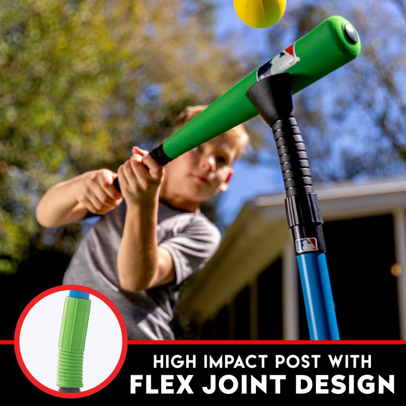 Adjustable Youth Baseball Batting Tee for Kids 23-33 Inches - Sturdy & Portable