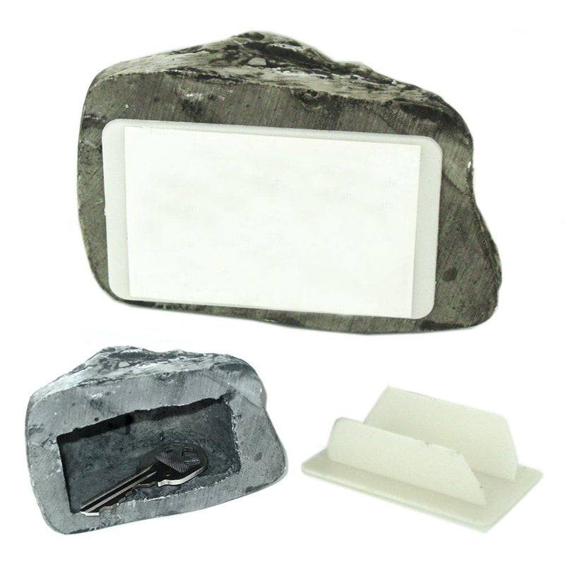 Outdoor Fake Rock Key Hider - Weatherproof Emergency Spare Lock Box